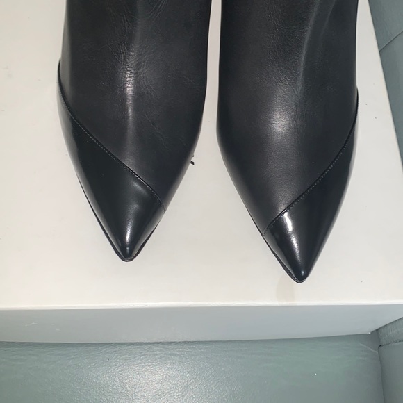 PIERRE HARDY Black Paneled Leather Ankle Bootie - Picture 13 of 16